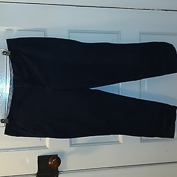 JCP blue 8 womans ankle  dress pants 👖 - Picture 1 of 5